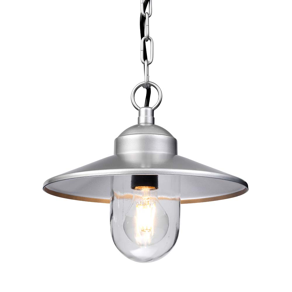 Außenleuchte, Kettenlaterne, Edelstahl, H 26 cm, Silber Außenleuchte, Kettenlaterne, Edelstahl, H 26 cm, Silber von Elstead Lighting