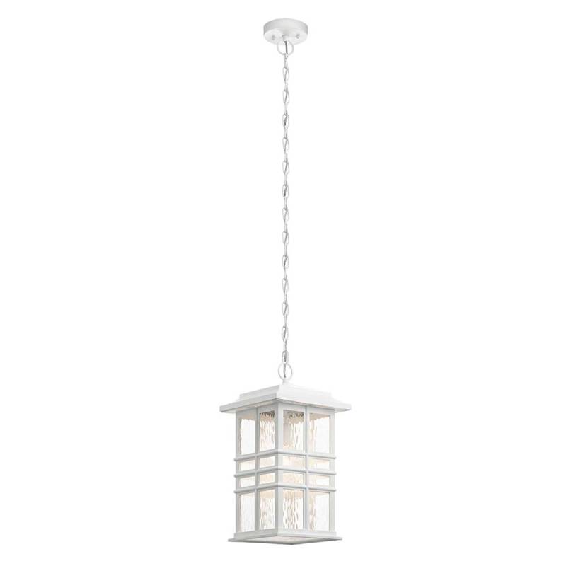 Außenleuchte, Kettenlaterne, Verbundwerkstoff Glas, Weiß von Elstead Lighting