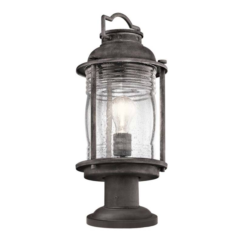 Außenleuchte, Sockelleuchte, H 47,1 cm, Zink von Elstead Lighting