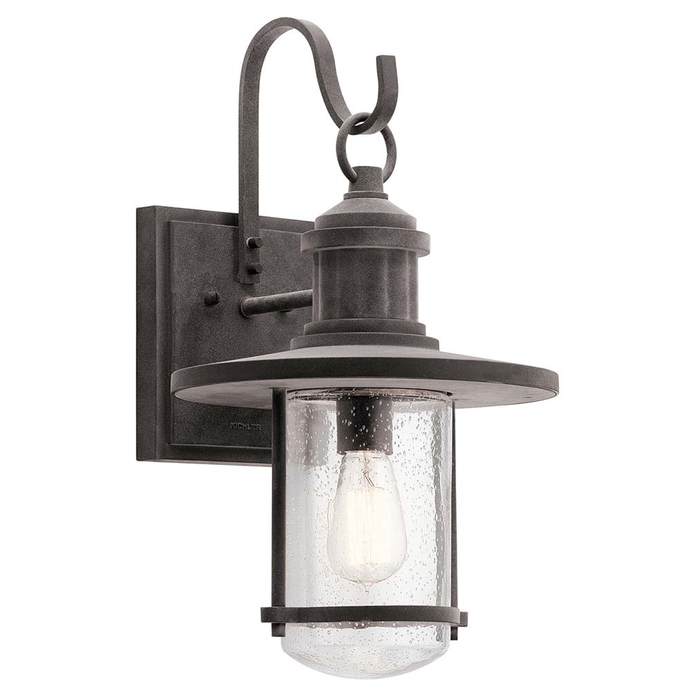 Außenleuchte, Wandlampe, ALU Glas, H 49,7 cm Außenleuchte, Wandlampe, ALU Glas, H 49,7 cm von Elstead Lighting