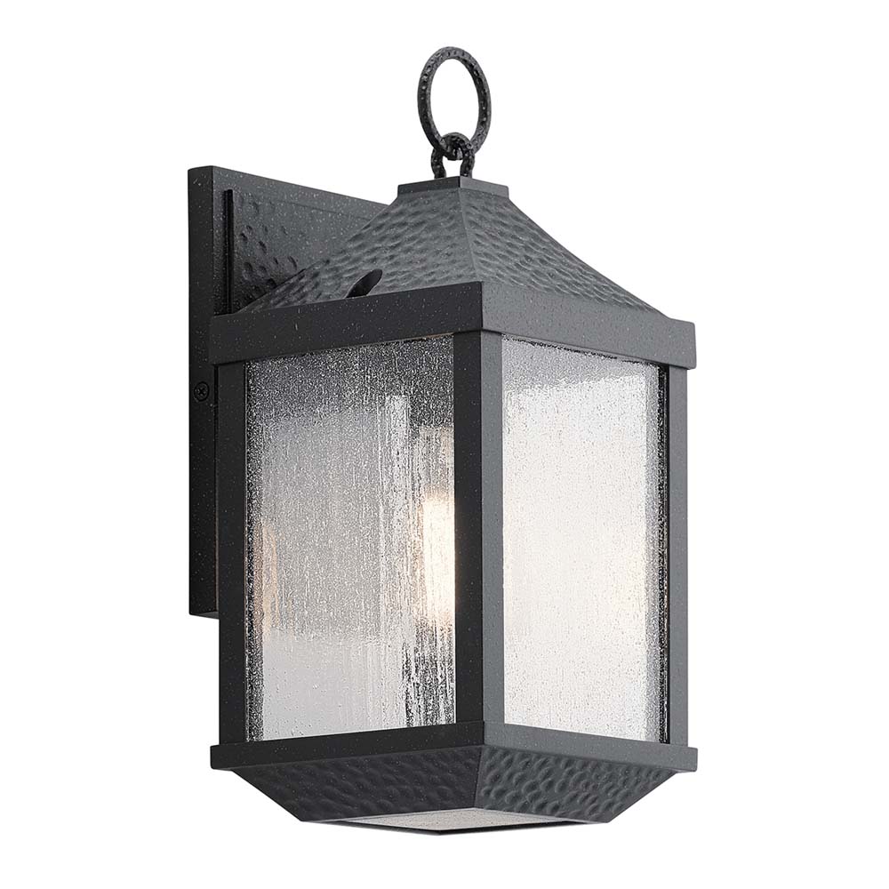 Außenleuchte, Wandlampe, ALU Glas, Schwarz, H 34,3 cm Außenleuchte, Wandlampe, ALU Glas, Schwarz, H 34,3 cm von Elstead Lighting