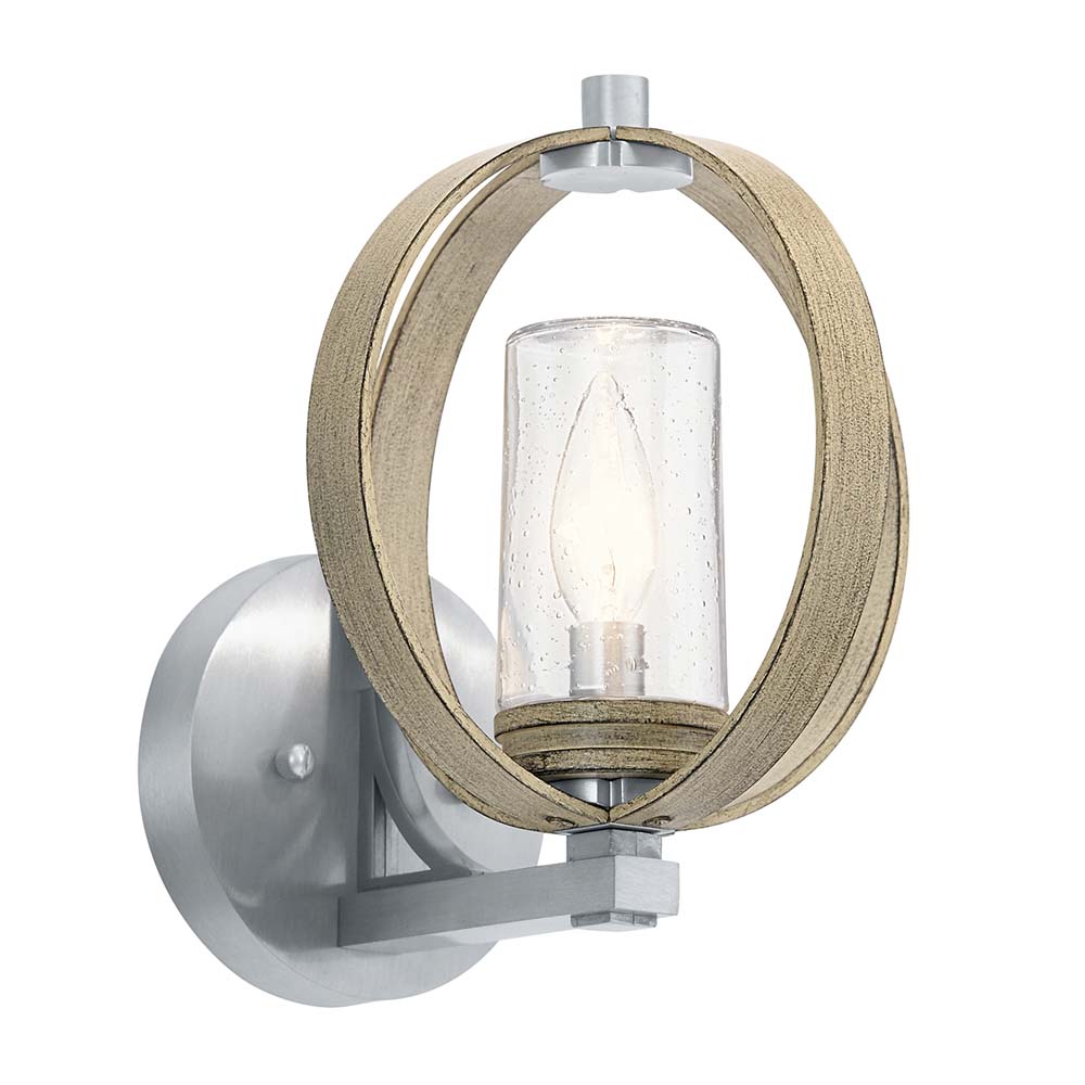 Außenleuchte, Wandlampe, Aluminium Glas, H 26,1 cm Außenleuchte, Wandlampe, Aluminium Glas, H 26,1 cm von Elstead Lighting