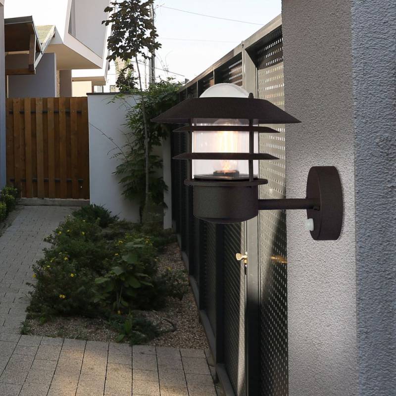 Außenleuchte, Wandlampe, Edelstahl,  PIR-Sensor, H 23,6 cm von Elstead Lighting