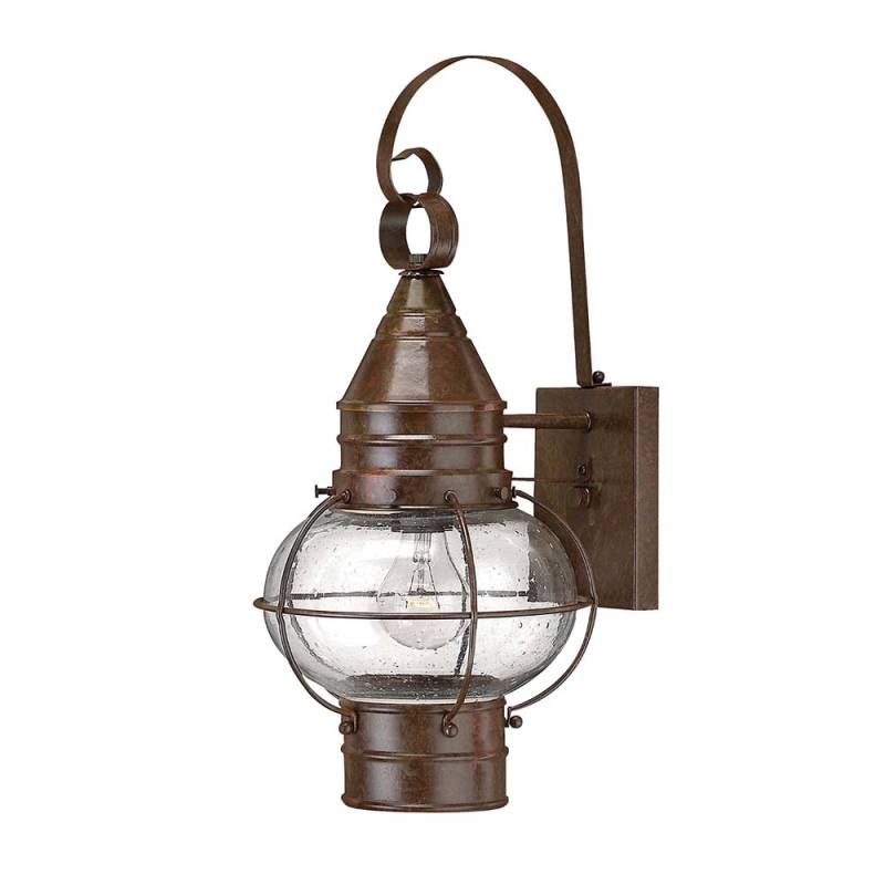 Außenleuchte, Wandlampe, Messing Glas, Bronze, H 45,7 cm von Elstead Lighting