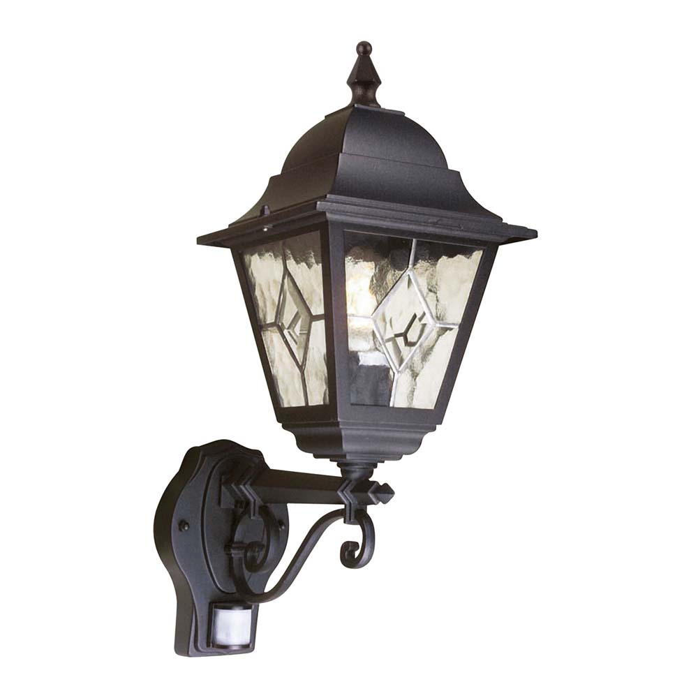 Außenleuchte, Wandlampe, PIR-Sensor, Laterne, H 47 cm Außenleuchte, Wandlampe, PIR-Sensor, Laterne, H 47 cm von Elstead Lighting