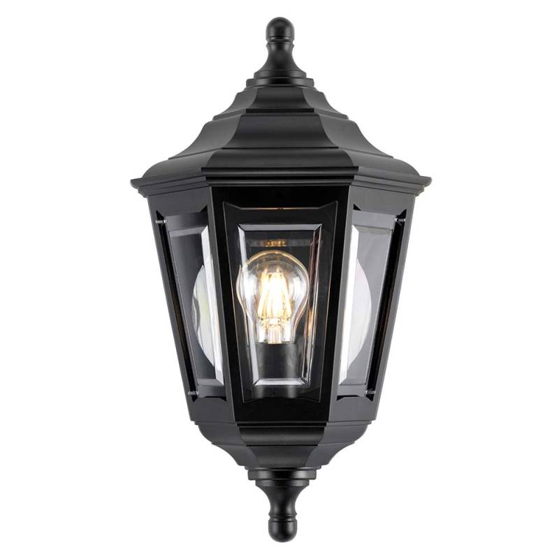 Außenleuchte, Wandlampe, Schwarz, H 44 cm von Elstead Lighting