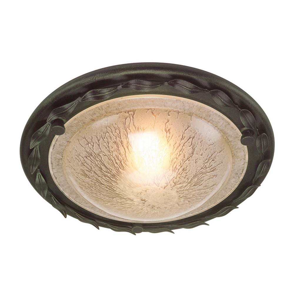 Deckenleuchte, Metall Gold, D 30 cm Deckenleuchte, Metall Gold, D 30 cm von Elstead Lighting