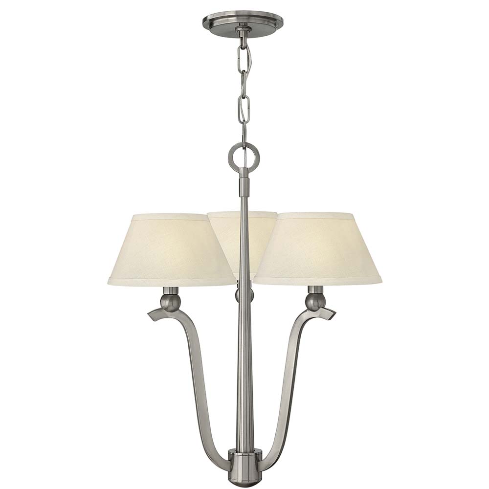 Kronleuchter, Deckenleuchte, Nickel, B 53,3 cm Kronleuchter, Deckenleuchte, Nickel, B 53,3 cm von Elstead Lighting