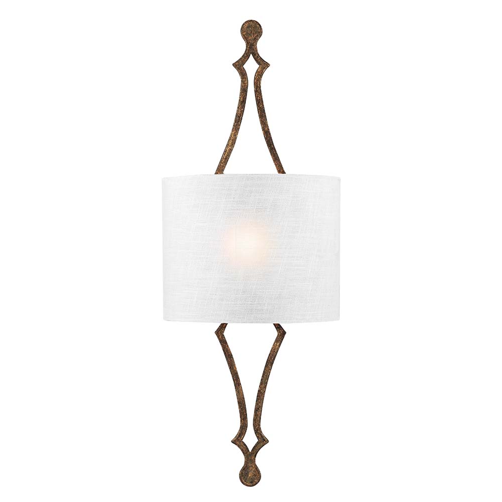 Wandlampe, Stahl Eisen, Blattgold, H 77,8 cm Wandlampe, Stahl Eisen, Blattgold, H 77,8 cm von Elstead Lighting