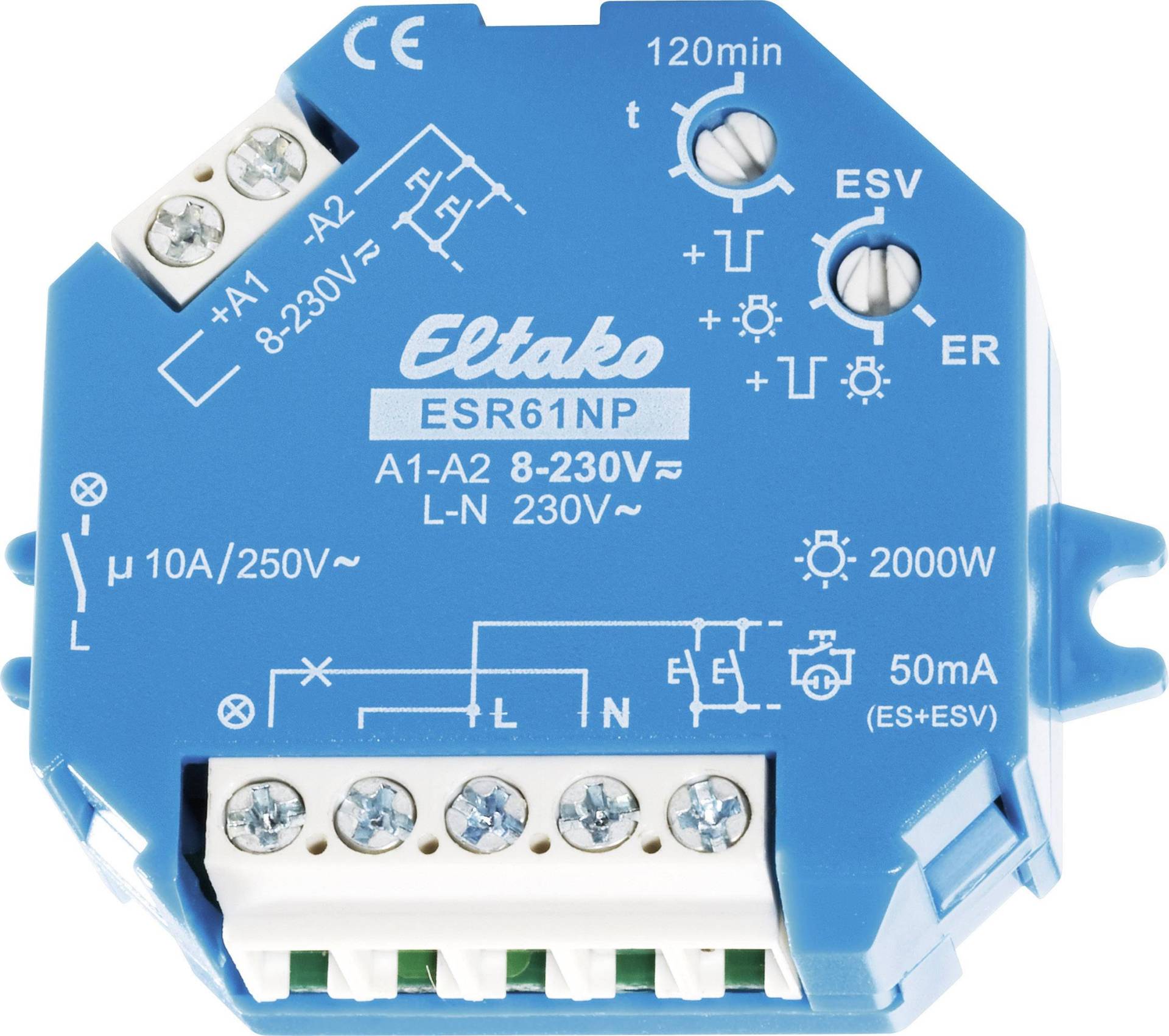 Eltako ESR61NP-230V+UC Stromstoß 1S (V)Schaltrelais n.potenzialfr. 61100001 von Eltako GmbH
