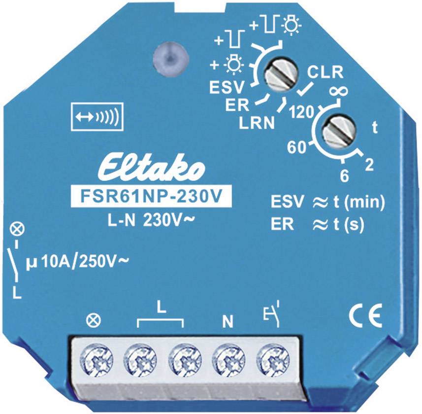 Eltako FSR61NP-230V Funkaktor Stromstoss (V) Schaltrelais n.potenzialfr 30100030 von Eltako GmbH