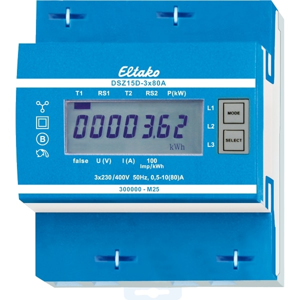 ELTAKO Drehstromzähler MID, geeicht, DSZ15D-3x80A ELTAKO Drehstromzähler MID, geeicht, DSZ15D-3x80A von Eltako