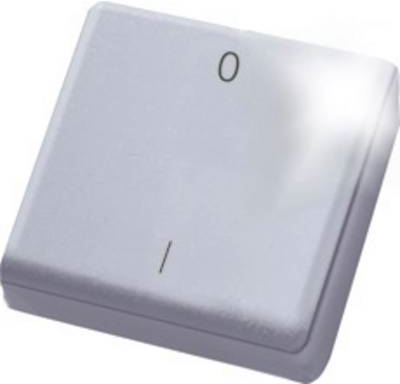 ELTAKO FMH2-wg Funk-Minihandsender weiss glaenzend mit Wippe (30000755) von Eltako