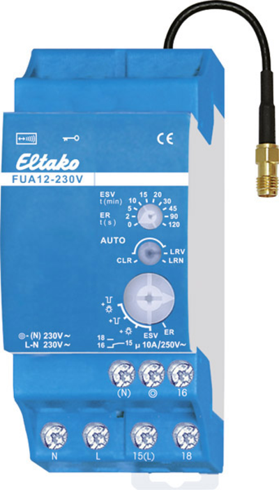 ELTAKO FPR12-12V DC Powernet-Repeater fuer FPV12 und FPZ12 EnOcean (30000052) von Eltako