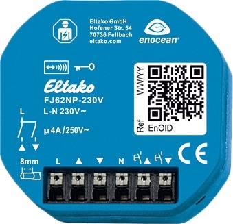 ELTAKO Funk Jalousie- und Rollladenaktor FJ62NP, 230 V ELTAKO Funk Jalousie- und Rollladenaktor FJ62NP, 230 V von Eltako