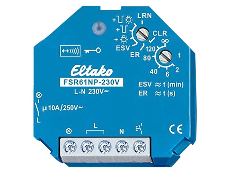 ELTAKO Funkaktor Stromstoß-Schaltrelais FSR61NP-230V von Eltako