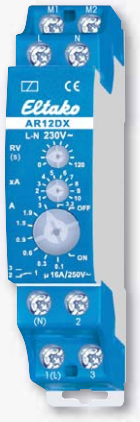 ELTAKO Stromrel. 1xWechs. 16A AR12DX-230V 1TE 230V Einstellbereich 0,1-32A AR12DX-230V (22001130) von Eltako