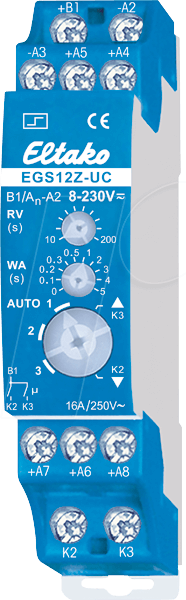 Eltak Stromstoßgruppenschalter EGS12Z-UC V 1+1S n (21200401) von Eltako