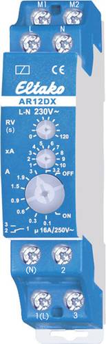 Eltako 22001130 AR12DX-230V Zeitrelais Multifunktional 230V 1 St. Zeitbereich: 0 - 120s 1 Wechsler Eltako 22001130 AR12DX-230V Zeitrelais Multifunktional 230V 1 St. Zeitbereich: 0 - 120s 1 Wechsler von Eltako