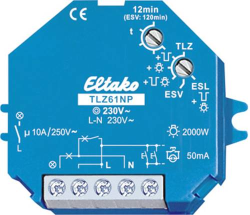 Eltako 61100102 Treppenlichtzeitschalter Einbau 230 V/AC von Eltako