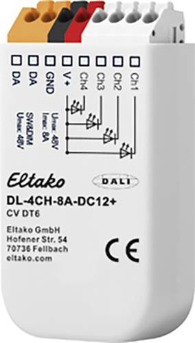 Eltako DL-4CH-8A-DC12+ LED-Dimmer 4-Kanal Einbau, Unterputz von Eltako