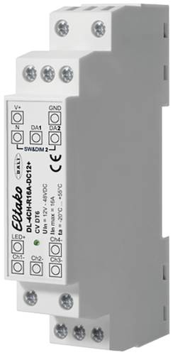 Eltako DL-4CH-R16A-DC12+ LED-Dimmer 4-Kanal Hutschiene, Hutschiene von Eltako