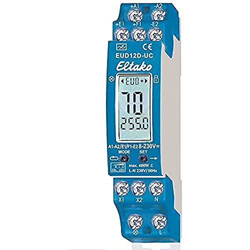 Eltako Digital einstellbarer Multifunktions-Universal-Dimmschalter. Power MOSFET bis 400W EUD12D-UC Eltako Digital einstellbarer Multifunktions-Universal-Dimmschalter. Power MOSFET bis 400W EUD12D-UC von Eltako