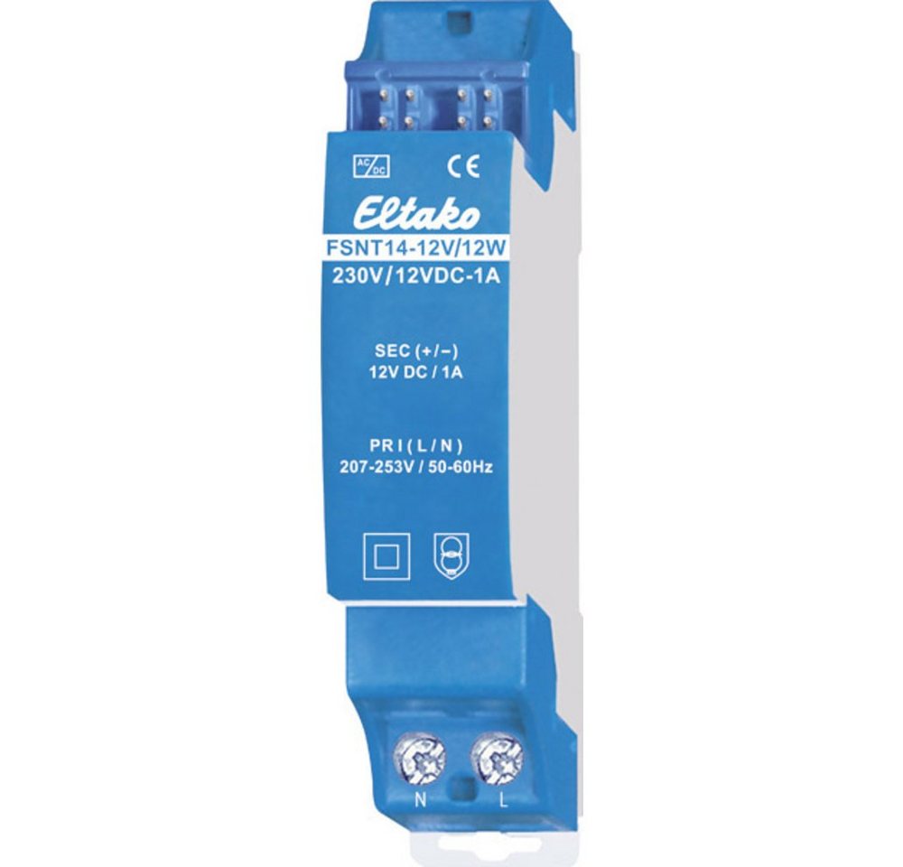 Eltako Eltako FSNT14-12V/12W Hutschienen-Netzteil (DIN-Rail) 1 A 12 W Anzah Hutschienen-Netzteil von Eltako