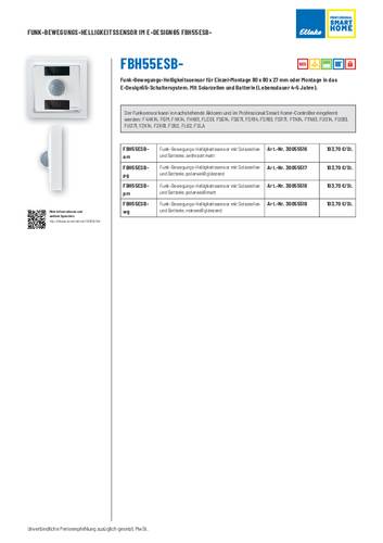 Eltako FBH55ESB-pg Bewegungsmelder Aufputz von Eltako