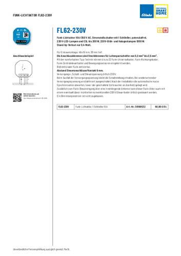 Eltako FL62-230V Lichtmodul Unterputz von Eltako