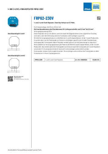 Eltako FRP62-230V Repeater Unterputz Eltako FRP62-230V Repeater Unterputz von Eltako