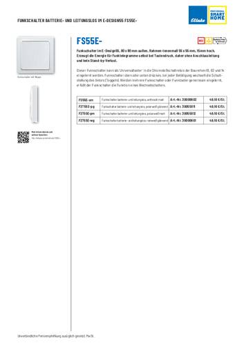 Eltako FS55E-pm Funk Schaltaktor Aufputz Reichweite max. (im Freifeld) 30m von Eltako