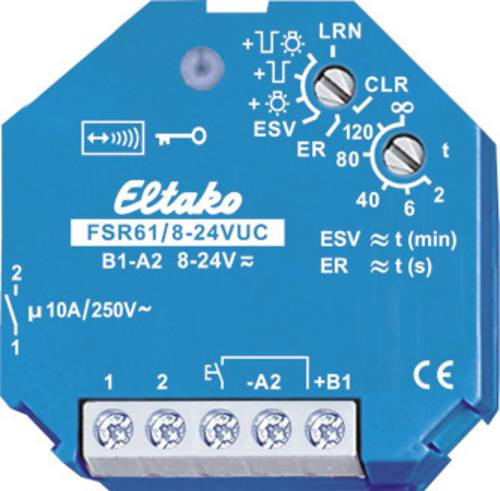 Eltako FSR61/8-24V UC Funk Schaltaktor Unterputz Schaltleistung (max.) 2000W Reichweite max. (im Fre von Eltako