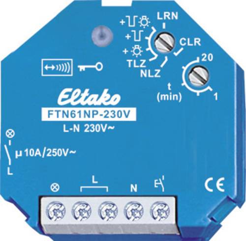 Eltako FTN61NP-230V Funk Schalter Unterputz Schaltleistung (max.) 2500W Reichweite max. (im Freifeld von Eltako