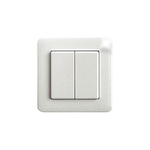 Eltako Funktaster Schweden exxact-weiß, batterie- und leitungslos. Mit Wippe und Doppelwippe FT55ES-wg Eltako Funktaster Schweden exxact-weiß, batterie- und leitungslos. Mit Wippe und Doppelwippe FT55ES-wg von Eltako