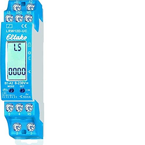 Eltako Licht-Dämmerungs-Regen-Wind-Sensorrelais, 4 Opto-MOS-Halbleiterausgänge 50mA/8..230V UC LRW12D-UC Eltako Licht-Dämmerungs-Regen-Wind-Sensorrelais, 4 Opto-MOS-Halbleiterausgänge 50mA/8..230V UC LRW12D-UC von Eltako