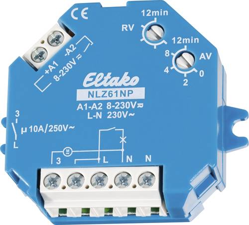 Eltako NLZ61NP-UC Nachlaufschalter Unterputz, Einbau 230V von Eltako