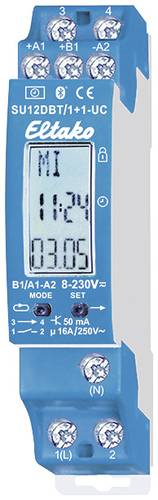 Eltako SU12DBT/1+1-UC Schaltuhr digital 8 V/AC, 230 V/AC, 8 V/DC, 230 V/DC Eltako SU12DBT/1+1-UC Schaltuhr digital 8 V/AC, 230 V/AC, 8 V/DC, 230 V/DC von Eltako