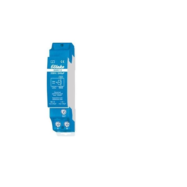 Eltako Strombegrenzungsrelais SBR12-230V/240µF 22100430 Eltako Strombegrenzungsrelais SBR12-230V/240µF 22100430 von Eltako