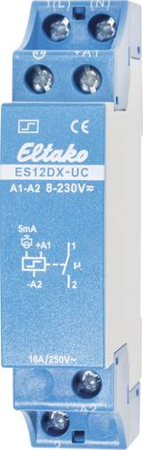 Eltako Stromstoß-Schalter Hutschiene ES12DX-UC 1 Schließer 230 V/DC, 230 V/AC 16A 2000W 1St. von Eltako