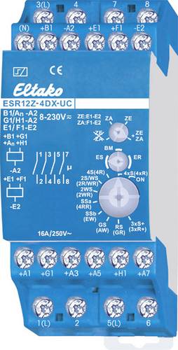 Eltako Stromstoß-Schalter Hutschiene ESR12Z-4DX-UC 4 Schließer 230V 8A 2000W 1St. von Eltako
