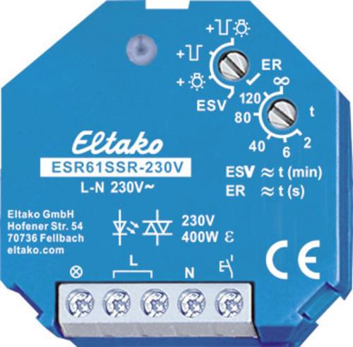 Eltako Stromstoß-Schalter Unterputz ESR61SSR-230V 1 Schließer 230V 400W 1St. von Eltako