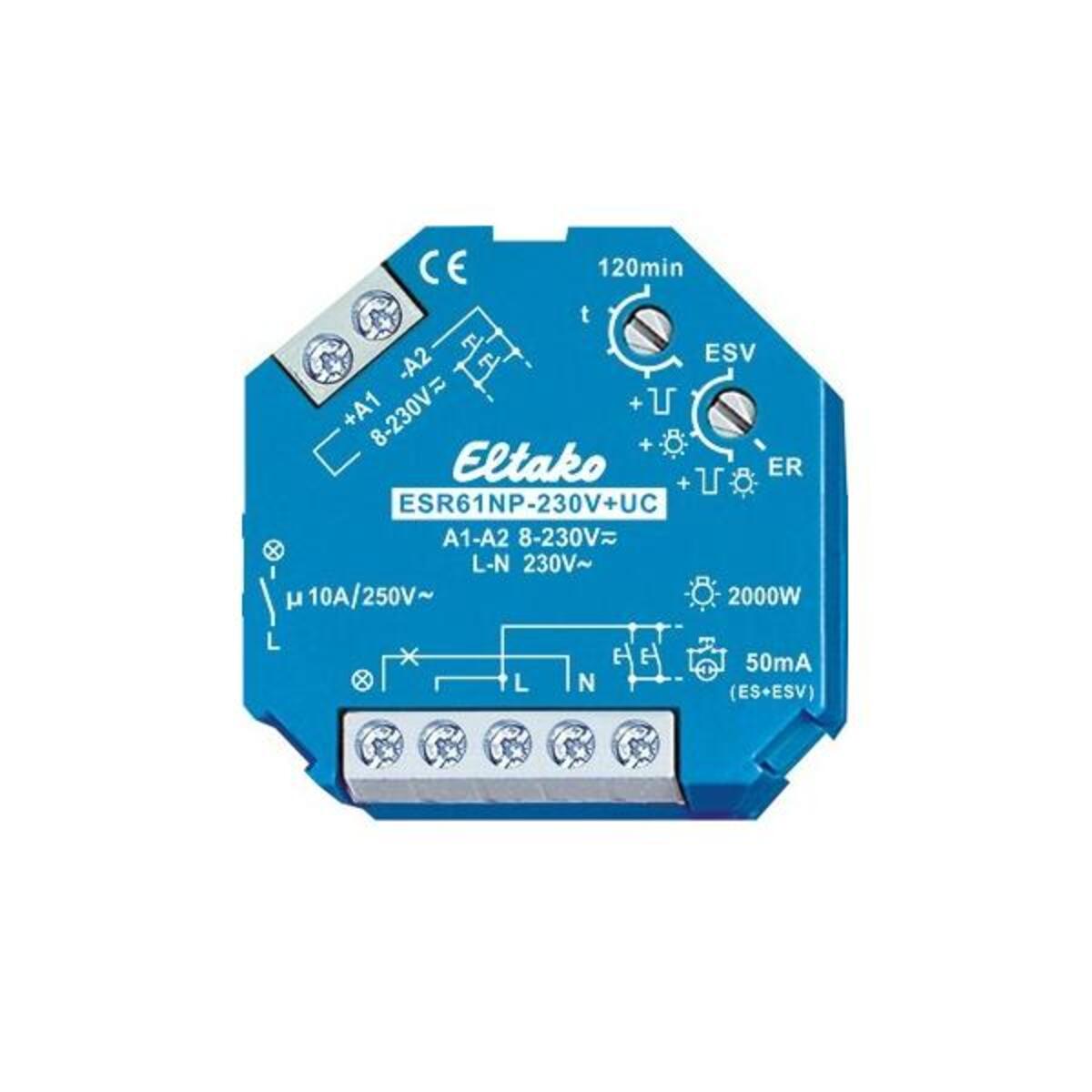 Eltako Stromstoßschalter 1S ESR61NP-230V+UC 61100001 Eltako Stromstoßschalter 1S ESR61NP-230V+UC 61100001 von Eltako