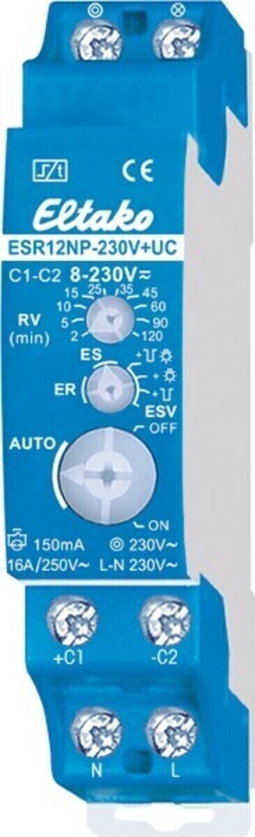 Eltako Stromstoßschalter ESR12NP-230V+UC 21100102 Eltako Stromstoßschalter ESR12NP-230V+UC 21100102 von Eltako
