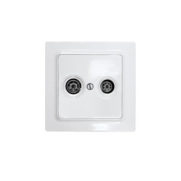 Eltako TV/RF/SAT-Abdeckung TV55E/2-am 30055830 von Eltako