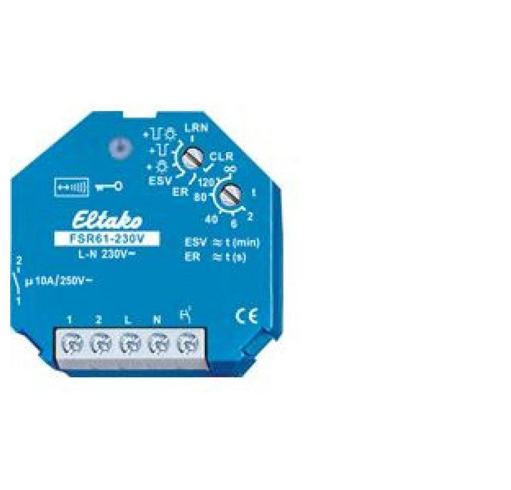 Eltako Verteiler Eltako Funkaktor Stromstoß-Schaltrelais 230V. 1 Schließer potenzialf Eltako Verteiler Eltako Funkaktor Stromstoß-Schaltrelais 230V. 1 Schließer potenzialf von Eltako