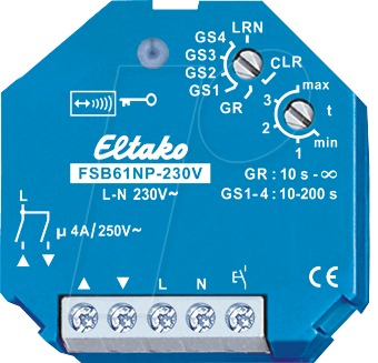 FSB61NP-230V - Funk-Schalter für Beschattungselemente EnOcean von Eltako