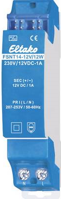 FSNT14-12V/12W Schaltnetzteil 12V/12W (30014062) von Eltako