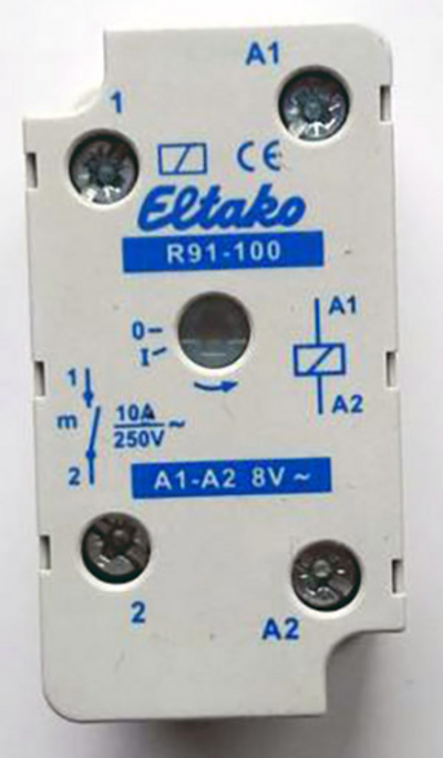R91-100-8V Schaltrelais 1Sfür Abzweigdosen91100410 (91100410) von Eltako