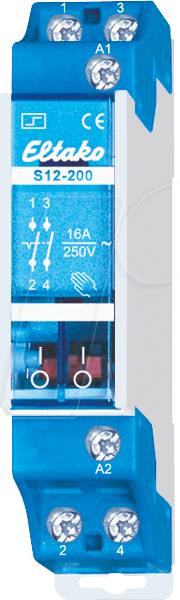 S12-200-230V - Stromstoßschalter - 2 Schließer, 230V von Eltako